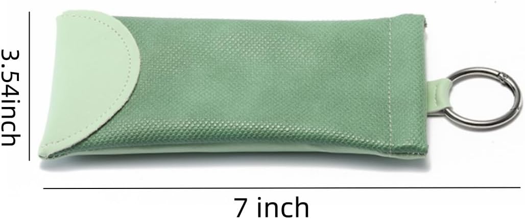 Portable Soft Leather Sunglass Bag, Slim Sunglass Case, Unisex Eyeglass Case With Belt Clip