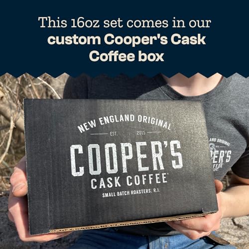 Bourbon & Whiskey Barrel Aged Coffee - 4-Bag Roasted Coffee Box Set - Bourbon Colombian, Malt Whiskey Sumatra, Rye Whiskey Ethiopian, Rum Barrel Rwanda, (Whole Bean, 4 Ounce (Pack of 4)) - Thumbnail 6