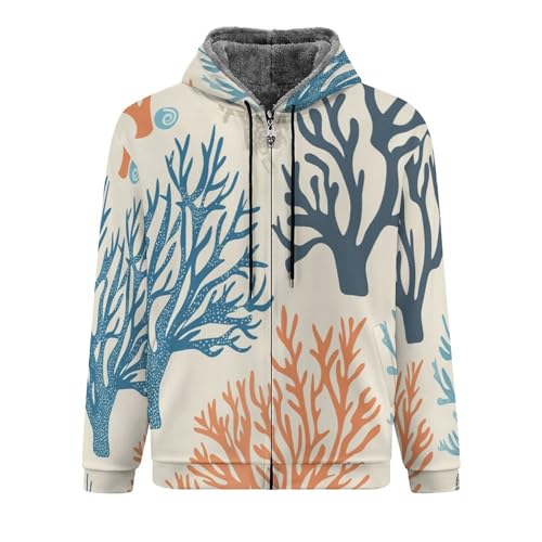 Manteau chaud pour homme contre le froid intense avec doublure polaire