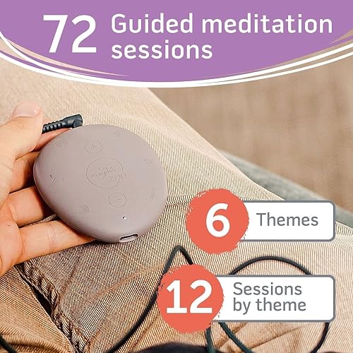 Morphée Zen | Guided Meditation Sound Device for Instant Relaxation | Enhance Well-Being, Reduce Stress and find Deep Relaxation | Portable Meditation Sound Machine | 72 Sessions in 4 Languages - Image 4