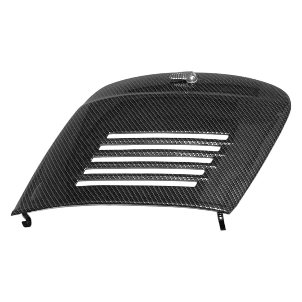 Boita 2.0 Sportello Vano Motore compatibile con Vespa effetto Carbonio Nero Lucido