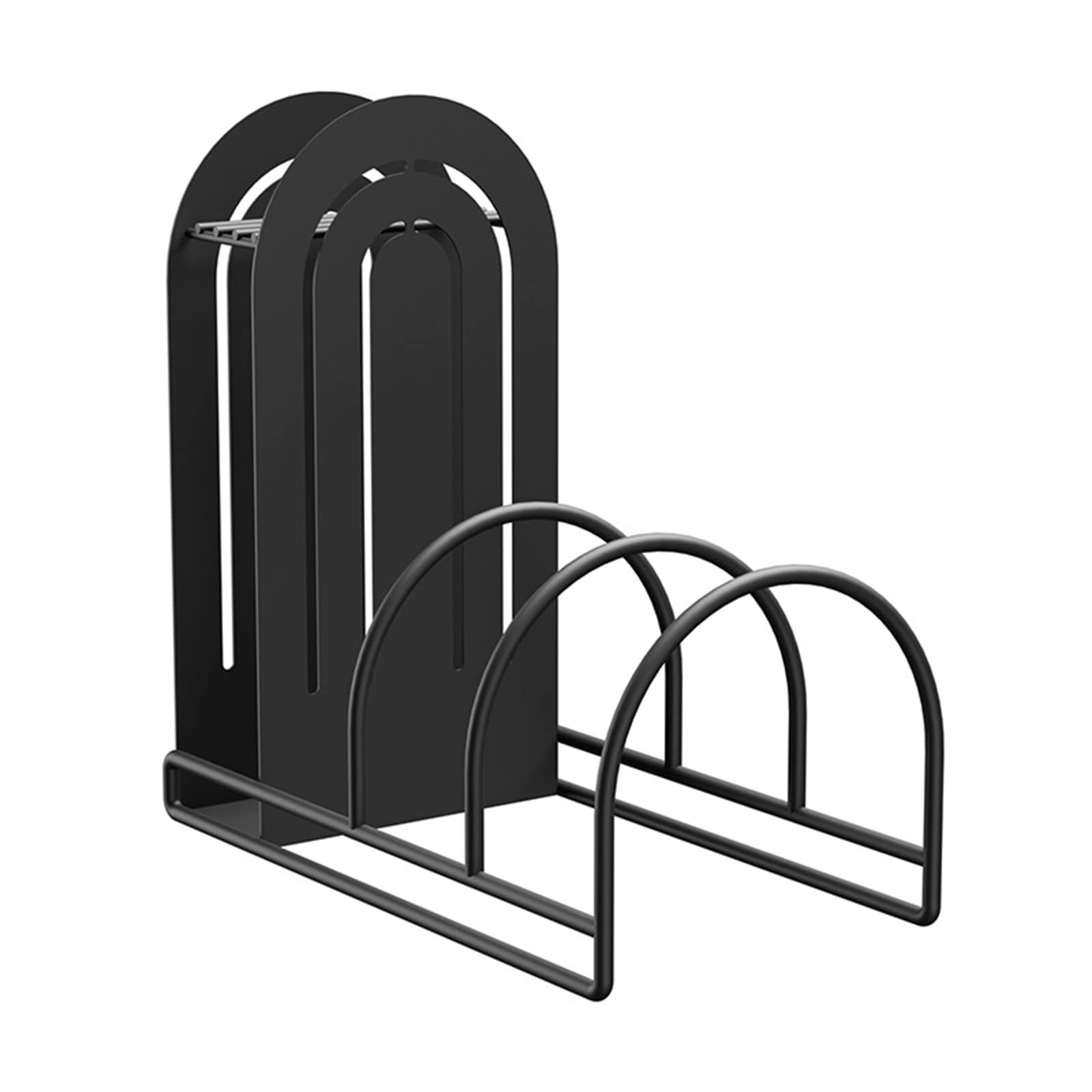 Edelstahl Pot Deckel Schneidebretthalter Metall Freistehender Stand Für Heimküche Arbeitsplatte Messer Tischgeschirr Organizer Pot Deckelhalter Für Küche