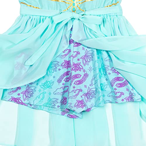 Disney Princess Jasmine Little Girls Knotted Sleeveless Romper & Knotted Skirt Jasmine 6-6X #TOP2