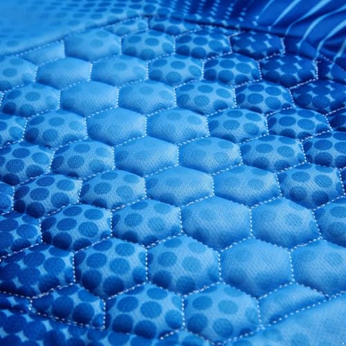 RUNQHUI Camiseta de portero de fútbol para niño, azul claro, 9-10 Años