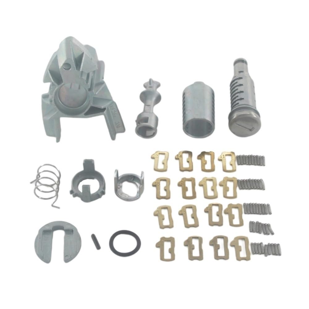 Hzsmyxgs One Color Car Door Lock 51217035421 Compatible With X5 E53 2000-2006 Front Left Driver Side Door Lock Barrel(Repair Set)