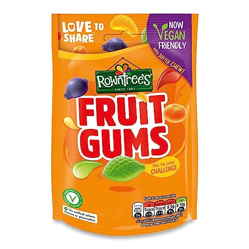 Rowntree's Fruit Gums • Vegan Friendly, 4.23 oz / 120 g