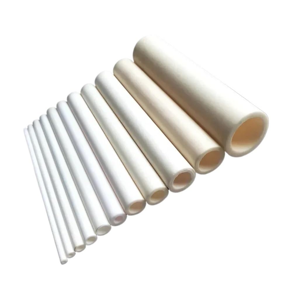Tubo de cerámica de alúmina Tubo cerámico de 4 piezas, con aislamiento óxido aluminio y protección termopar, tubo porcelana alúmina un solo orificio(18x25x100mm)