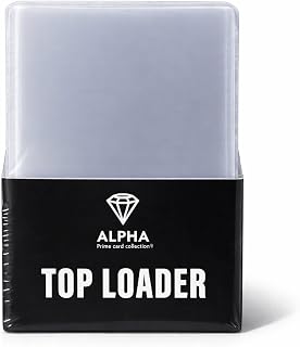 カードショップALPHA トップローダー 35PT 69×98mm 硬質タイプ クリア 透明 トレーデングカード PVC素材 折れ キズ防止 収納 保管 25枚(25枚x1個)