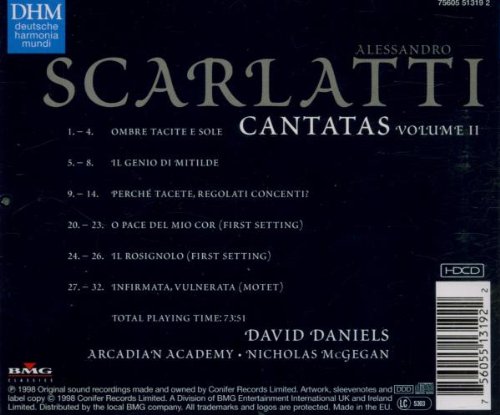 Vista 2 de Scarlatti Cantatas, Vol. 2