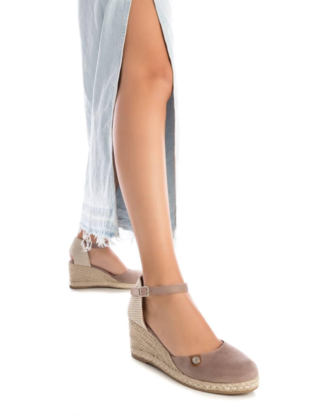 REFRESH - Sandales à talons compensés Femme - Chaussures confortables et polyvalentes – Mode décontractée
