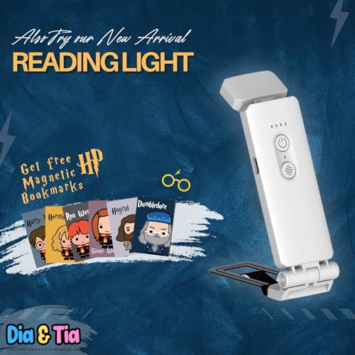 Image of Dia & Tia - Elegant & Durable Harry Potter Themed Magnetic Bookmarks Set � Nature, Fantasy, Inspirational Quotes, and More (HP - Professors, Medium - 3.5x11 cm)
