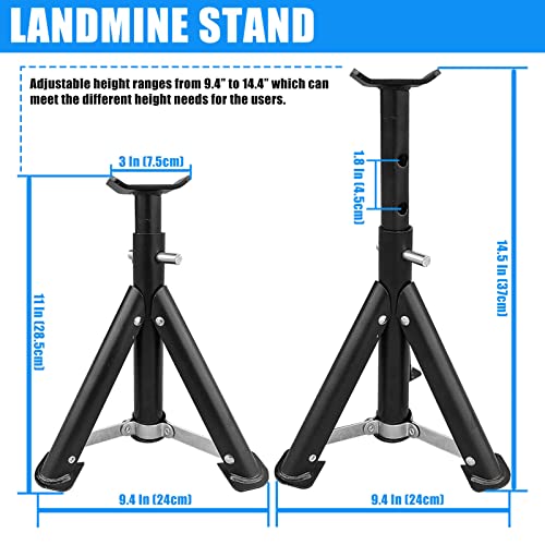 Image of Viking Press Landmine Handle for 2-Inch Barbell, Hack Squat T-Bar Row Attachment Strength Training Accessories, Shoulder Press Landmine Attachment Equipment