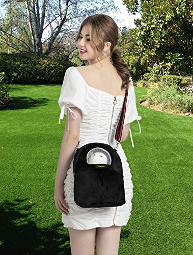 Small Animals Hamster Carrier Bag,Super Soft Coral Fleece Bonding Pouch with Adjustable Strap for Squirrel, Mice, Rats… - Image 8
