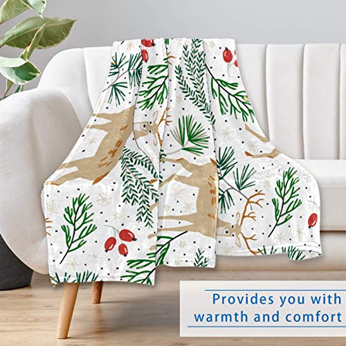 Couverture douce motifs de houx pour réchauffer vos soirées - 7