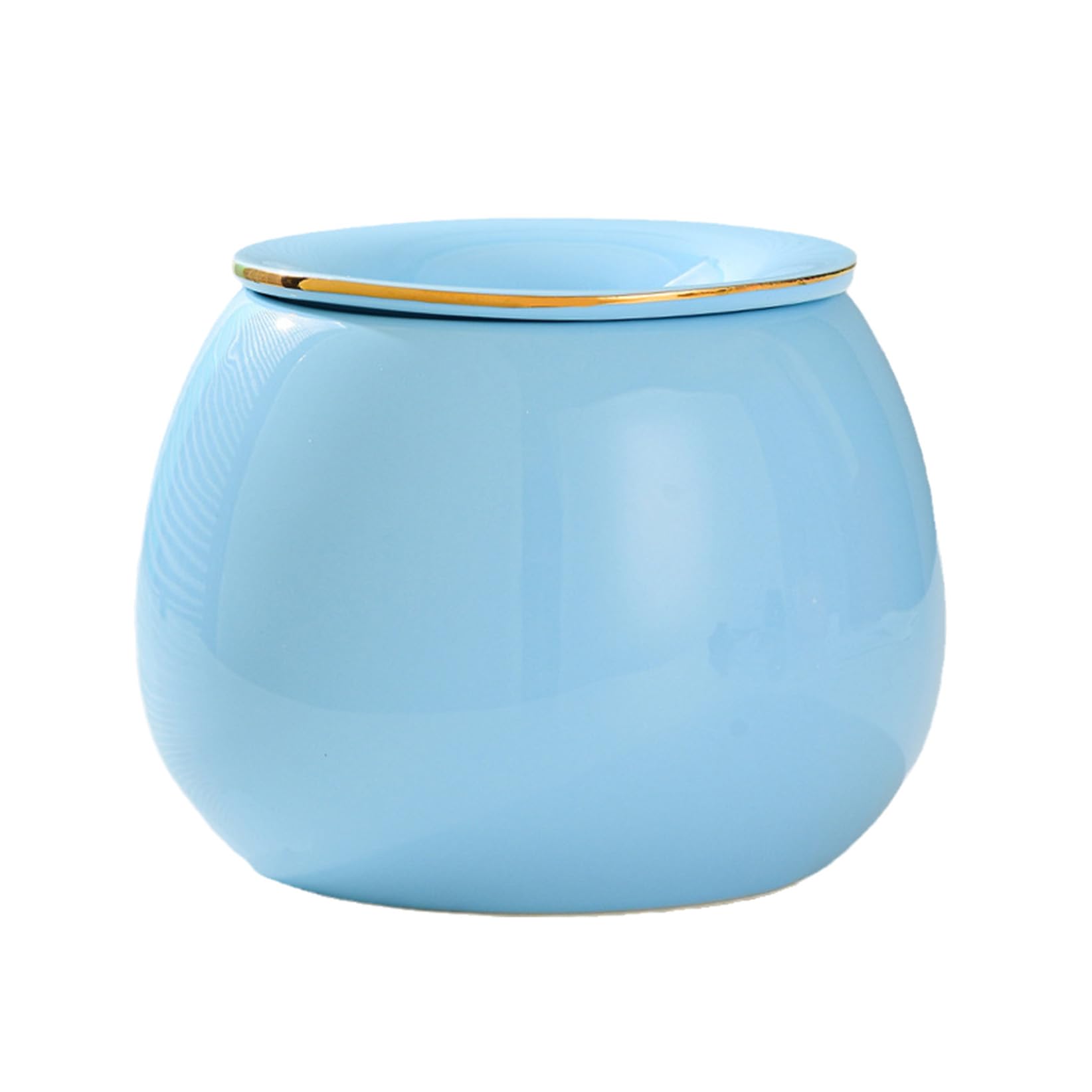 Ashtray Ceramic Outdoor With Lid Home for Cigarettes,Waterproof,Cigar Ash Holder for Smoker,Decorative Smoking Ash Tray for Home