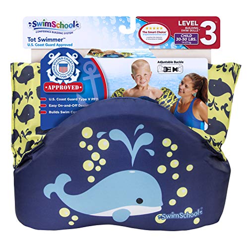 image for SwimSchool USCG Approved TOT Swimmer, Arm Floaties, Puddle Jumper, Typ