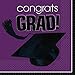 Flying Colors Graduation Party School Colors Beverage Napkins â€‘ Purple Tableware, Purple, Paper , 5