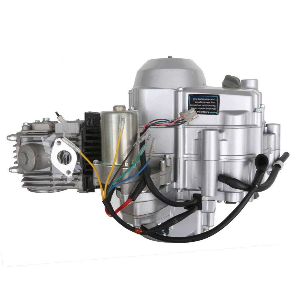 Amazon.com: YC Yier 4 Stroke 125cc Semi Auto Engine Motor 3 Speed