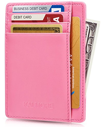 KALMORE Women's Credit Card Holder, Pink, One Size