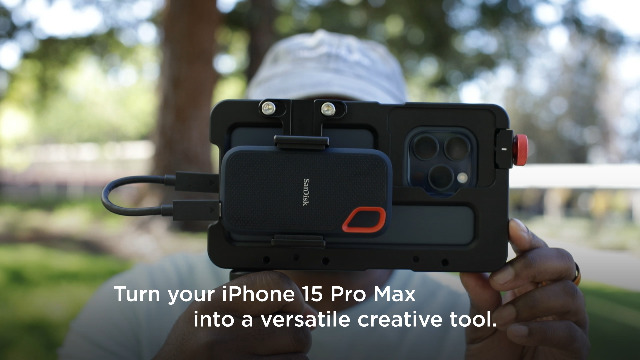 Anamorphic Lens Mua BEASTGRIP X SanDisk Beastcage IPhone 15 Pro