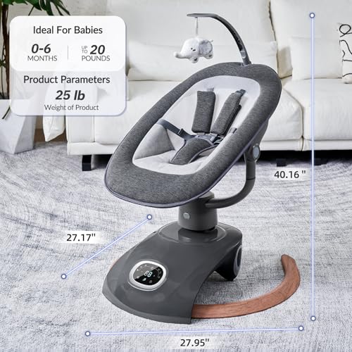 Image of VaVaSoo Electric Baby Swing for Infants