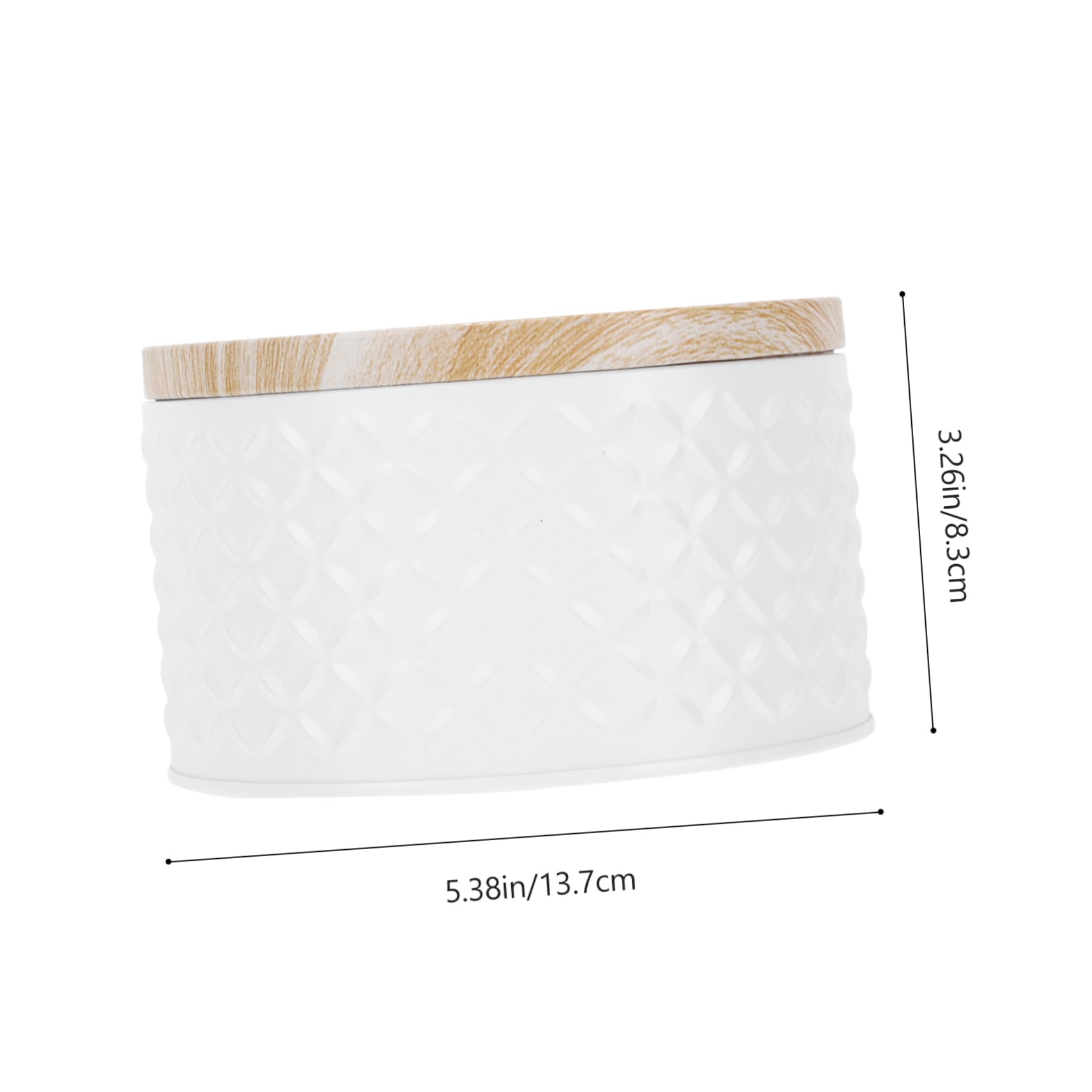 CIYODO 1Pc Tinplate Cake Storage Box Practical Food Container for Pastries Snacks Candy for Parties Convenient Easy to Use