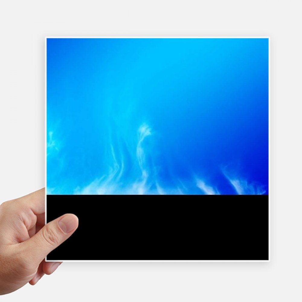 Sticker mural nuit étoilée bleu et jaune déco chambre 20 cm