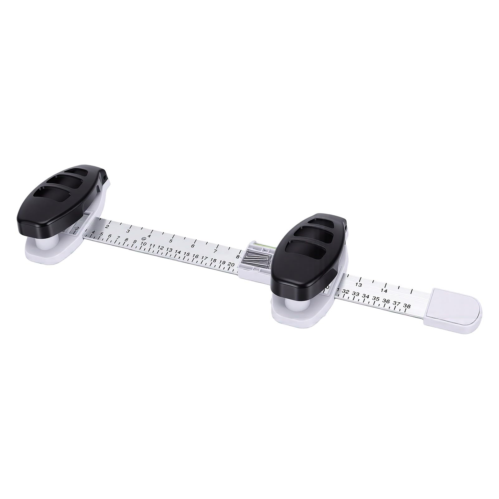 Alomejor Bilderaufhängung-Wasserwaage mit Nagelpositionsmarker, 5,3x18,7
