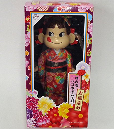 Amazon | 晴れ着ペコちゃん人形 友禅染め | 人形・ドール | おもちゃ