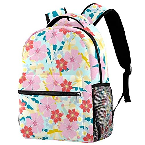 Sac à dos fleurs et serpent : affirmez votre style unique au collège avec ce modèle coloré
