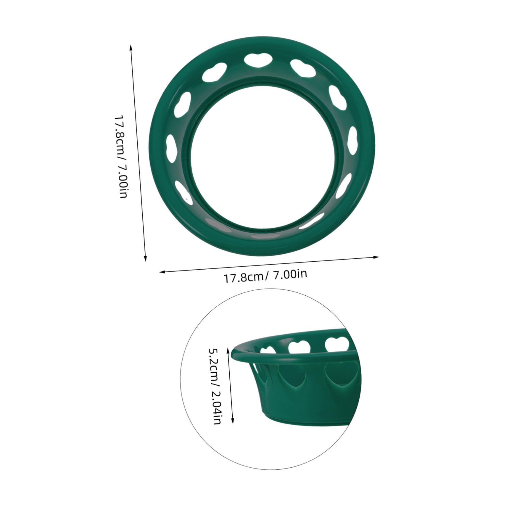Luxshiny Round Melon Display Rack Roll Watermelon Cradle Space Saving Fruit Serving Stand for Supermarkets and Fruit Shops Efficient Organization and Presentation