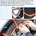 ESWW 10PCS Tire Zip Ties for Snow Anti Skid Reusable Grip Zip Tie Snow Chains for Car Tires Trucks with Serrated Non-Slip Adjustable Winter Wheel Chain Plastic Cable Belts for Driving Rain/Muddy Road