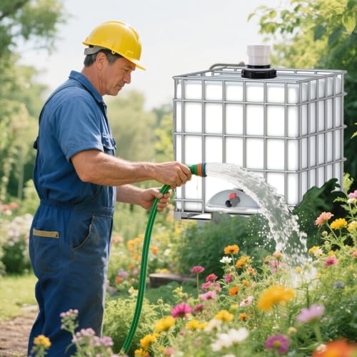 Filtro de tapa de tanque IBC para optimizar el riego y recolectar agua pluvial 4