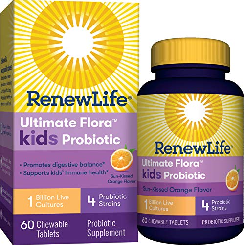 Renew Life Kids Probiotic - Ultimate Flora Kids Probiotic Supplement - Shelf Stable