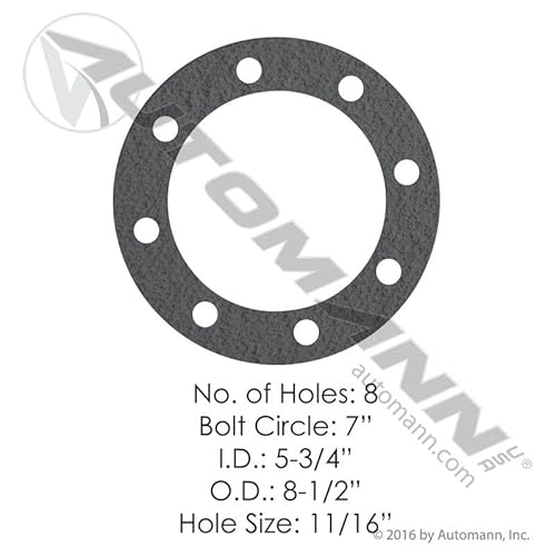 Axle Flange Gasket Semi Truck Rear And Trailer (10 Pack) #TOP1