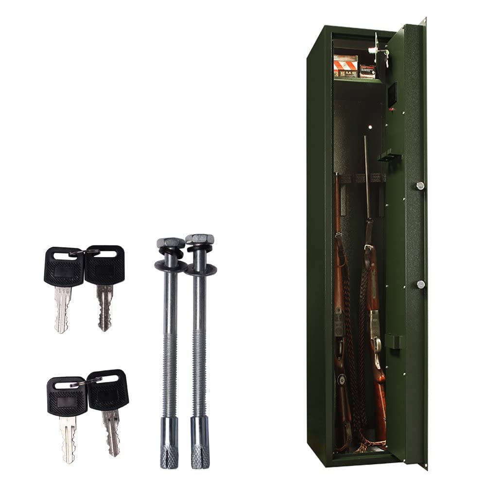 Profirst Rock 5 armoire à armes verte à serrure électronique