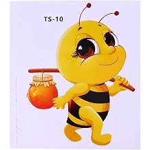 Bee Stickers Car Sticker Decal 3pcs Waterproof PVC Car Window Decal for Auto Windows Cars Trucks Motorcycle