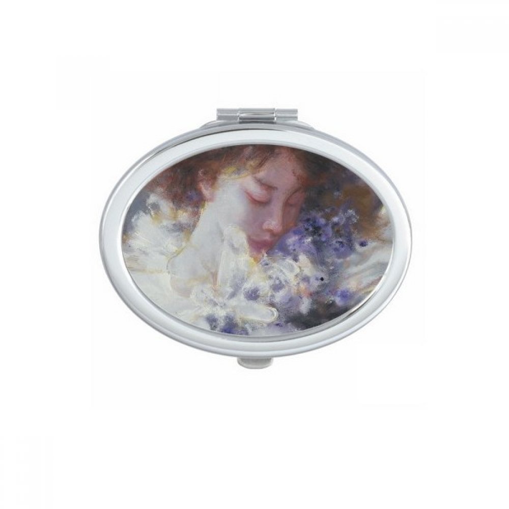 Miroir ovale maquillage compact portable Dream Away Xjj multicolore