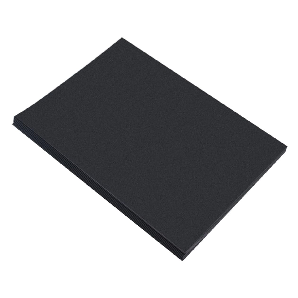 A4 Schwarzes Papier 100 Stück, Dickes 200gsm Karton zum Malen