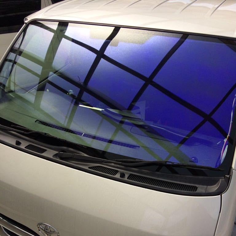 ハイエース ワイド シャインゴースト 熱成形済み フロントガラス 一部