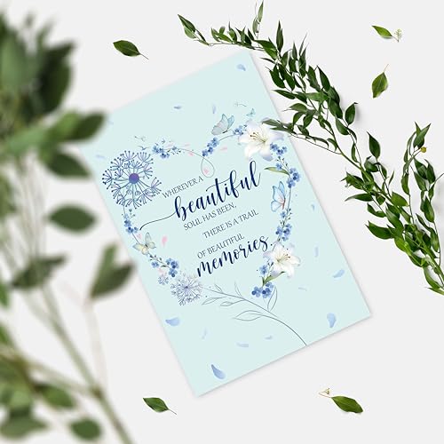 Image of Sympathy Card Gift for Loss of Loved One, Simple Sympathy Card Gift for Family Friend or Coworker, Condolence Greeting