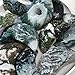AITELEI Natural Moss Agate Heart, Star, Moon Shaped Healing Gems; Green; Agate; 50-60mm; 30-60g; DIY Jewelry Making, Home Decor, Gifts