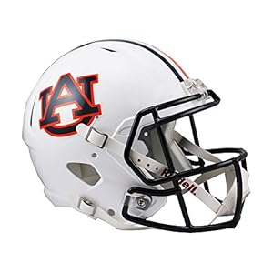 NCAA Auburn Tigers Full Size Speed Replica Helmet, Orange, Medium