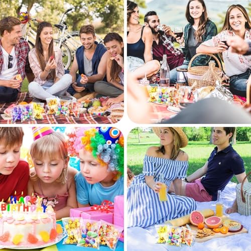 300 Stück Zellophantüten Klein Selbstklebend Plastiktüten 18x13cm Cellophantüten Transparent OPP Tütchen Tütchen Selbstklebend Flachbeutel Weihnachten Tüten für Keksen Süßigkeiten Nüssen Schmuck