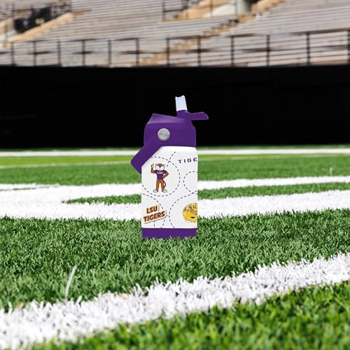 Image of Logo Brands NCAA Mascot Stainless-Steel Kids Bottle -Soft Silicone Mouthpiece, Easy To Carry, Kid-Friendly Design- Great For School & On-The-Go