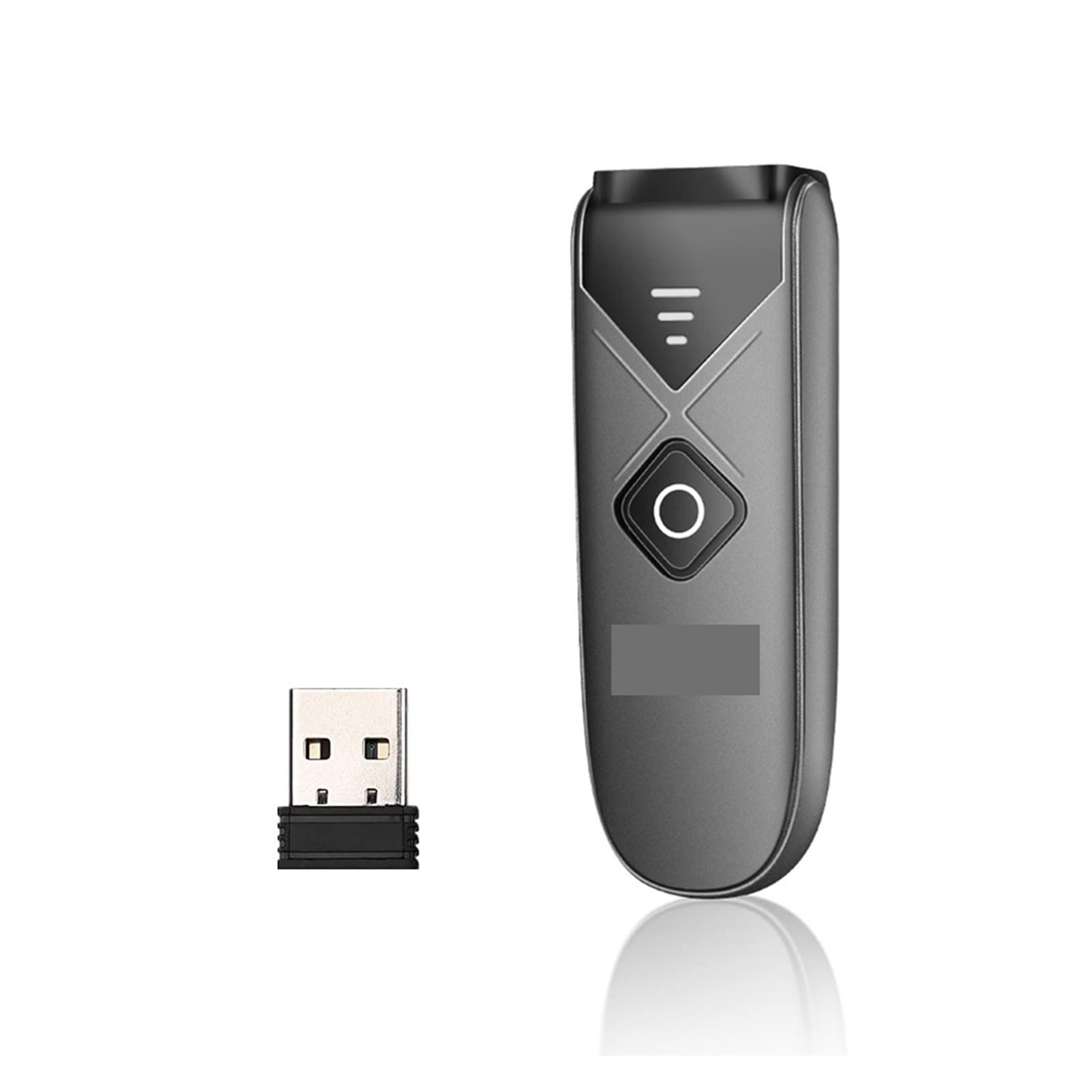 LNHHG Mini Portable 1D Barcode Scanner 2.4G Wireless Bluetooth Wireless & USB Wired Bar Code Reader 2D Scanner(2D)