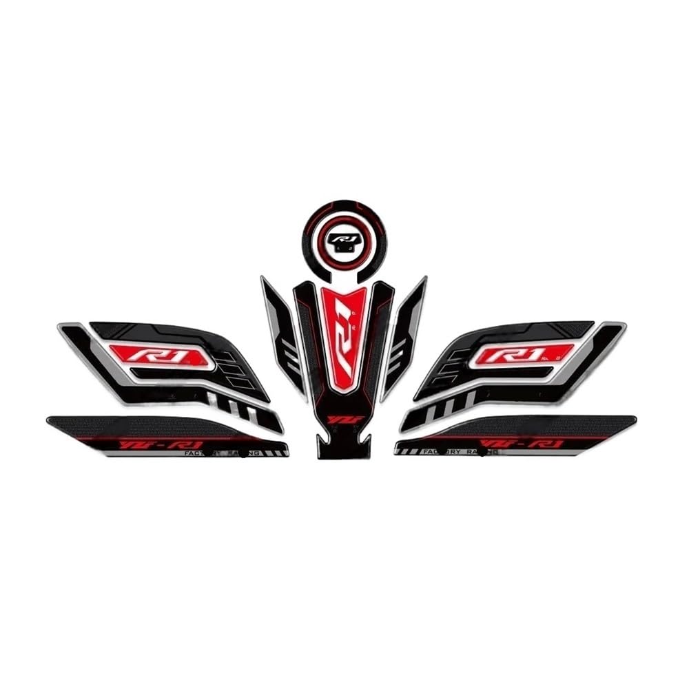 Fuel Tank Protector Motorcycle Fuel Tank Pad Stickers Protector Decals for YZF R1 R1M YZFR1 2015-2023