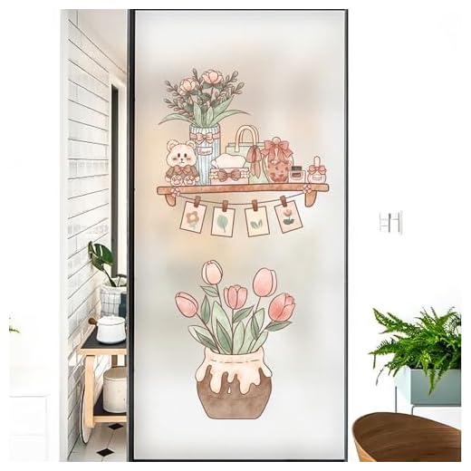 Generic 1Pcs Window Films Blackout Window Film-BLT-446-1 PVC Multicolor 11.81"x78.74"