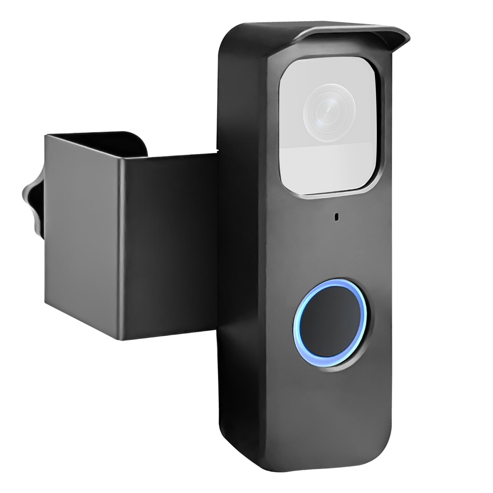 Security Strengthened Permanent Alarm Mounting Structure for Video Doorbells Ensures Burglary Security in Condos ABS Bracket