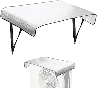 غطاء واقي لمكيف الهواء متين مقاوم للماء غطاء خارجي لمكيف الهواء للوحدة الخارجية - 95 سم - 46 سم